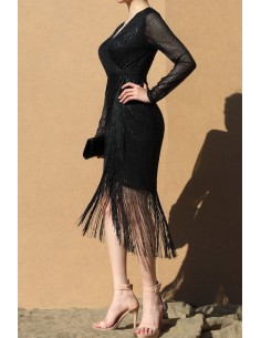 Vestido midi de lentejuelas... 2