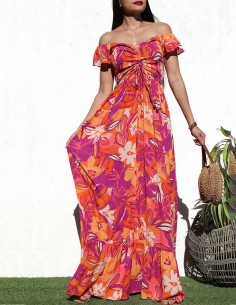 Maxi vestido hombros...