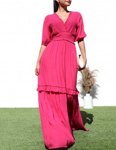 Maxi vestido ajustado de la...