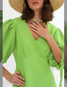 Vestido mini con manga... 2