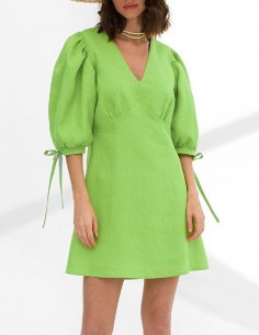 Vestido mini con manga...