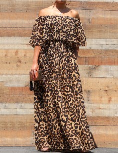 Maxi vestido tipo campecino...